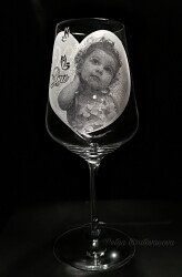 Гравюра на 1 образ по снимка – чаша за вино