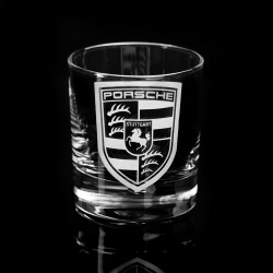 Лого на PORSCHE - чаша за твърд алкохол