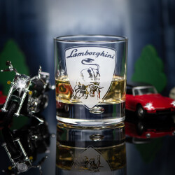 Лого на LAMBORGHINI - чаша за твърд алкохол
