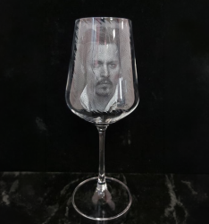 Гравюра на 1 образ по снимка – чаша за вино