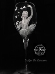 Нежна балерина – чаша за вино