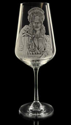 Богинята Темида – чаша за вино