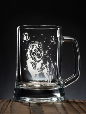 Зодия Лъв – халба за бира