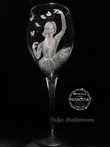 Нежна балерина – чаша за вино